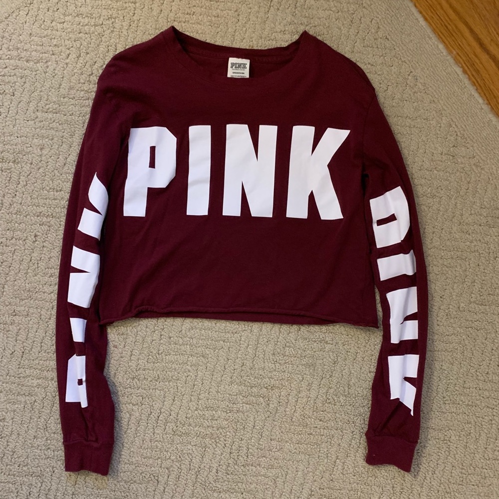 Pink crop top